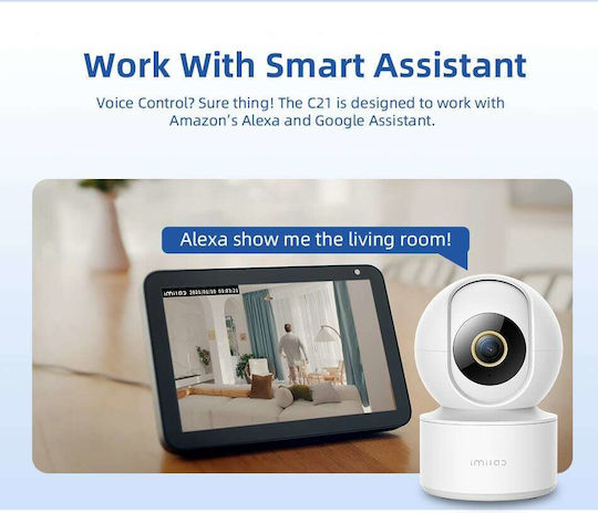 Imilab C21 IP Cameră de Supraveghere Wi-Fi Full HD+ 3MP cu Comunicare Bidirecțională și Lentilă 3.6mm