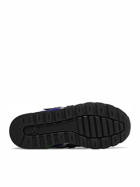 Classic Kids Sports Shoes Running with Hoop & Loop Closure Navy Blue