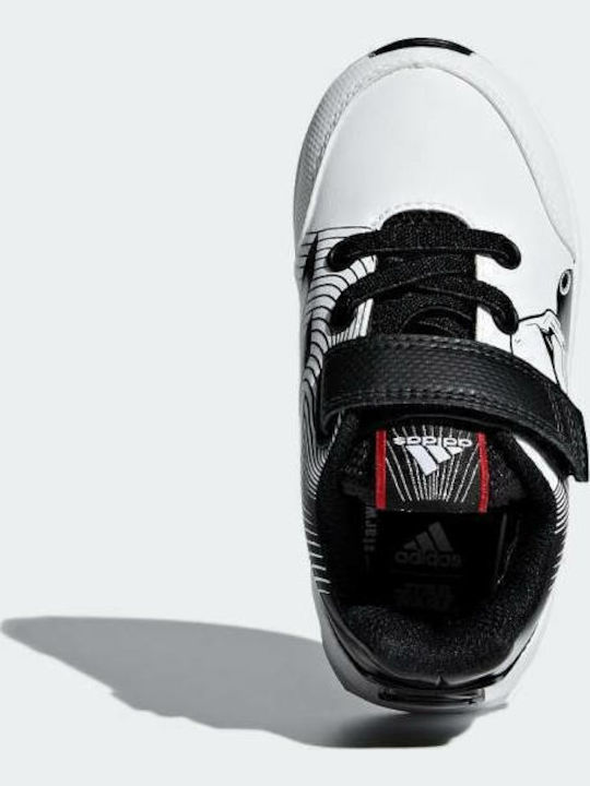 RapidaRun StarWars I Kinder Sportschuhe Laufen mit Bügel- und Schleifenverschluss Weiß