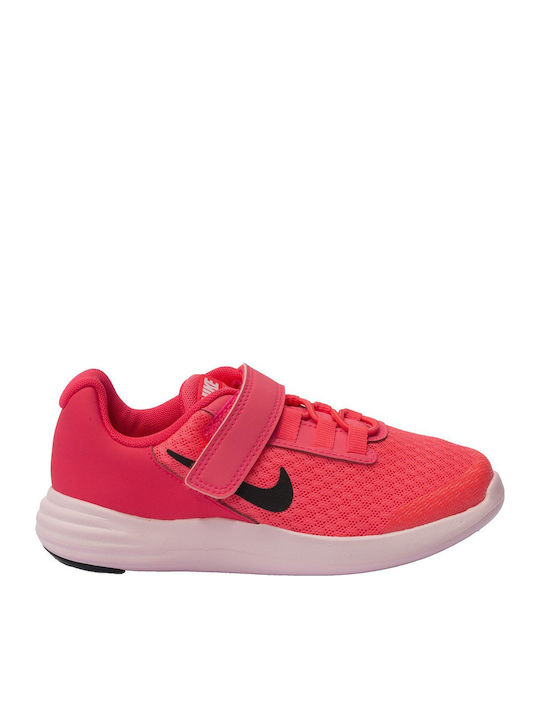 Lunarconverge PS Kids Sports Shoes Running with Hoop & Loop Closure Fuchsia