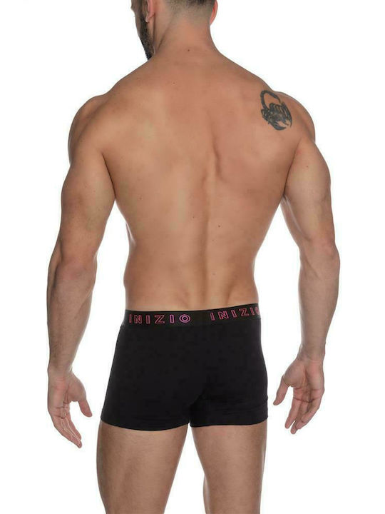 Inizio Men's Boxer Black / Pink