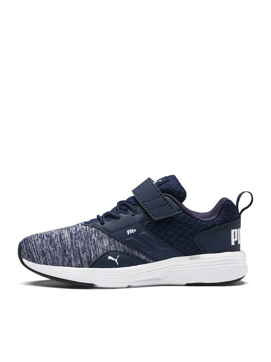 Comet V PS Kids Sports Shoes Running with Hoop & Loop Closure Navy Blue