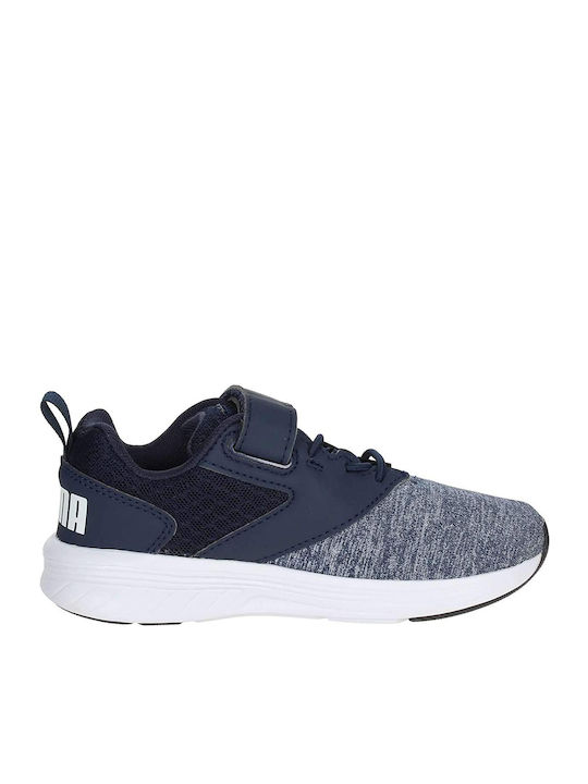 Comet V PS Kids Sports Shoes Running with Hoop & Loop Closure Navy Blue