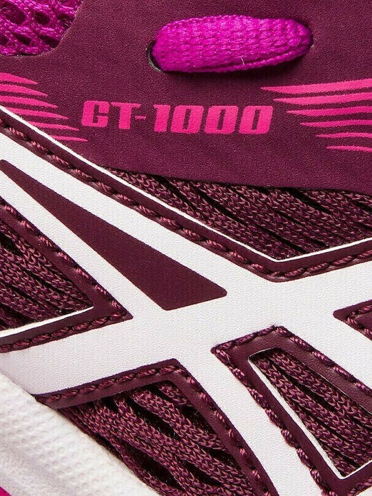GT-1000 7 Gs Αθλητικά Παιδικά Παπούτσια Running με Κορδόνια Μπορντό