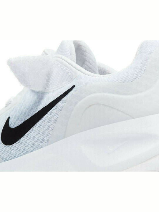 Wearallday PS Kids Sports Shoes Running with Hoop & Loop Closure White
