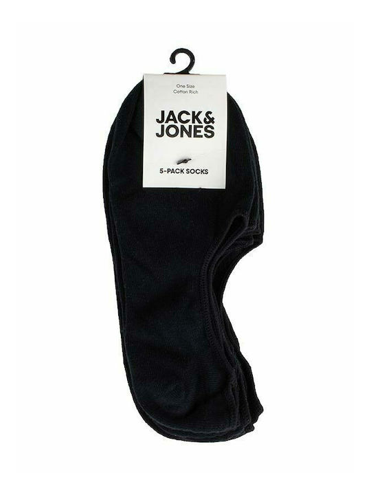 Jack & Jones Jacbasic Men's Solid Color Socks Black 5Pack