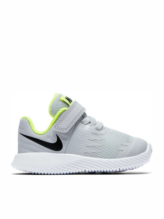 Star Runner Star Runner Kids Sports Shoes Running with Hoop & Loop Closure Gray