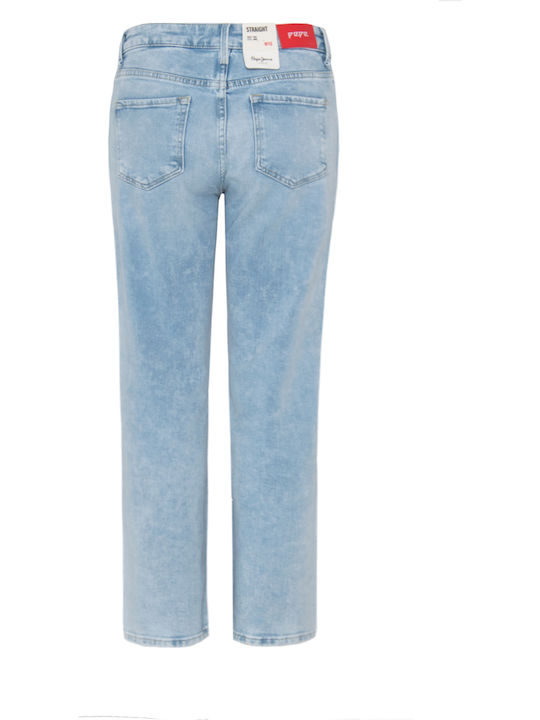 Mary Hoch tailliert Damenjeans mit Rissen in Gerader Linie