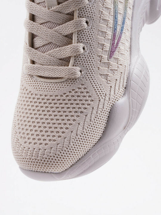 Memory Musha Damen Anatomisch Chunky Sneakers Beige