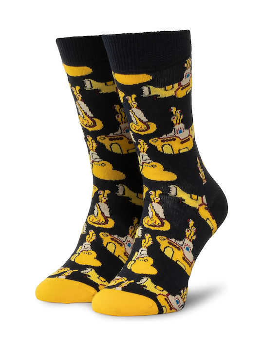 Happy Socks Yellow Submarine Men's Patterned Socks Multicolour