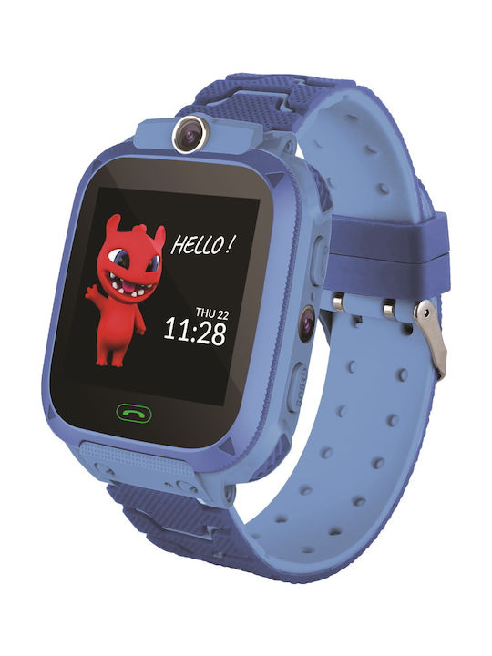 Maxlife Kinder-Smartwatch mit Kamera Blau