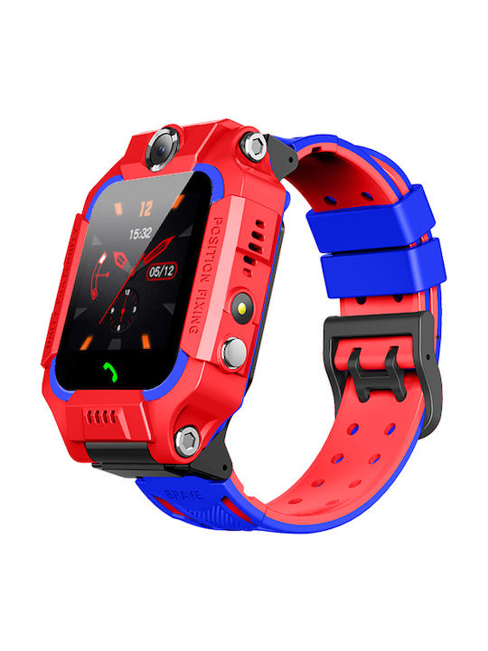 Kinder-Smartwatch mit GPS & Kamera Rot
