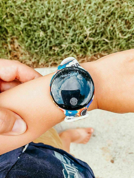 Watchitude Ceas digital pentru copii cu curea din cauciuc/plastic Multicolor