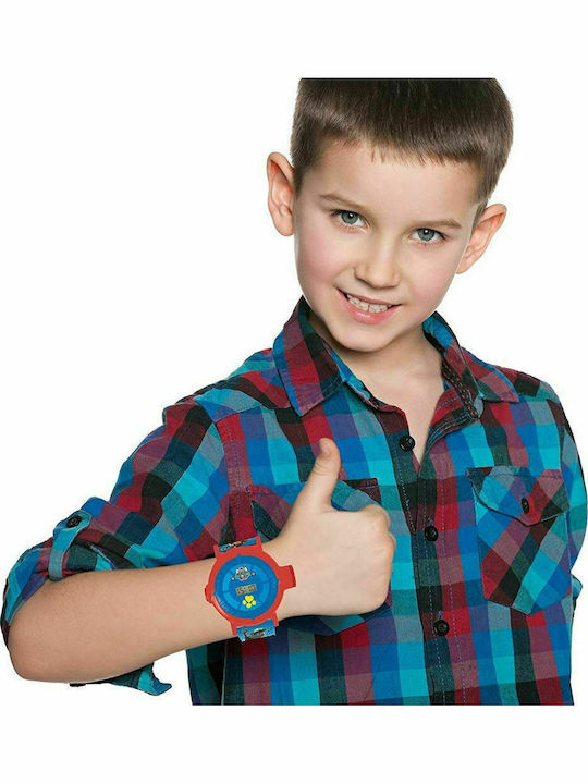 Lexibook Kids Digital Watch Paw Patrol with Rubber/Plastic Strap Light Blue
