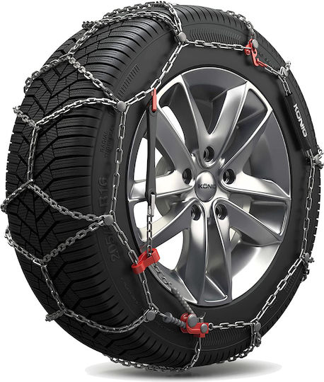 Konig CD-9 No 104 Αντιολισθητικές Αλυσίδες Πάχους 9mm Επιβατικού Αυτοκινήτου 2τμχ