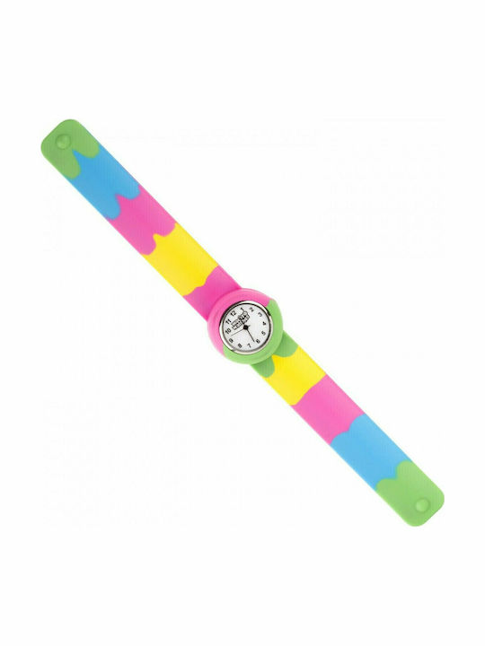 Wacky Watches Παιδικό Αναλογικό Ρολόι Wacky Slap 3D Πολύχρωμο