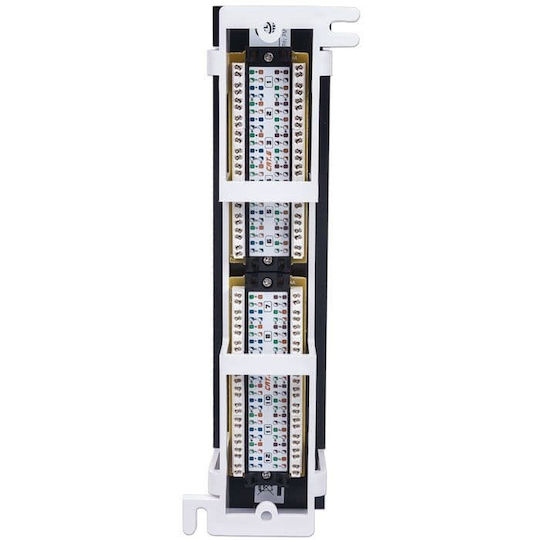 Intellinet Patch Panel for Rack 1U with 12 cat6 Ports Black
