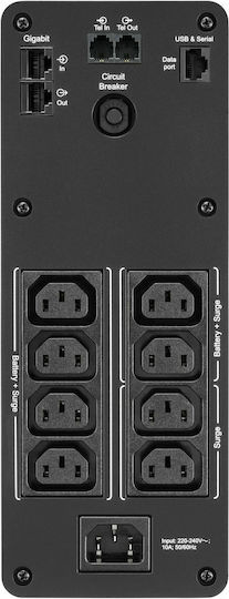 APC Back UPS Pro 1600 UPS Line-Interactive 1600VA 960W cu 6 IEC Prize