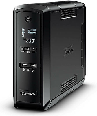 CyberPower CP1300EPFCLCD UPS Line-Interactive 1300VA 780W με 6 Schuko Πρίζες