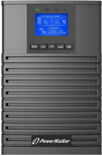 Powerwalker VFI 1500 ICT IoT UPS On-Line 1500VA 1500W with 4 IEC Power Plugs