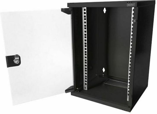 Digitus Wall Mounted Rack Cabinet 9U 31.2x30x46.4cm Black DN-10-09U-B