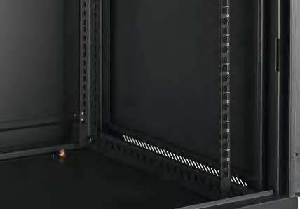 Safewell Επιδαπέδια Καμπίνα Rack 42U 60x80x205.5cm Μαύρο SNB6842IK