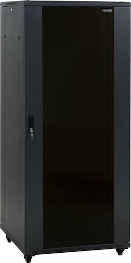 Central Cu picioare Cabinete Rack 47U με 2 πόρτες 60x80x229cm Negru 4000 2 680 47/C