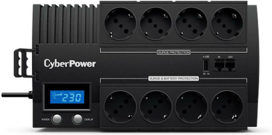 CyberPower BR700ELCD UPS Line-Interactive 700VA 420W with 8 Schuko Power Plugs