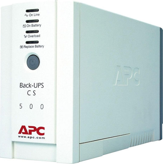 APC Back-UPS BK500EI Off-Line 500VA 300W with 3 IEC Power Plugs
