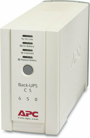 APC Back-UPS CS 650 UPS Off-Line 650VA 400W cu 3 IEC Prize