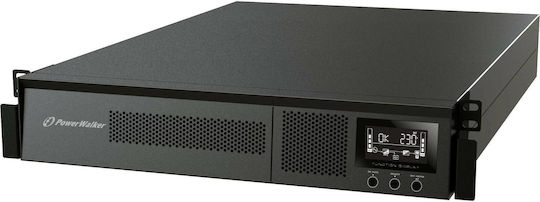 Powerwalker VFI 3000 RMG PF1 UPS On-Line 3000VA 3000W με 9 IEC Πρίζες