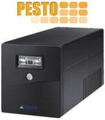 Lapara VST-LCD 1500 UPS Line-Interactive 1500VA 900W με 4 IEC Πρίζες