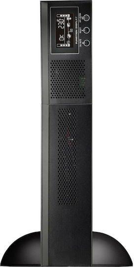 Powerwalker VFI 2000 RMG PF1 UPS On-Line 2000VA 2000W με 8 IEC Πρίζες