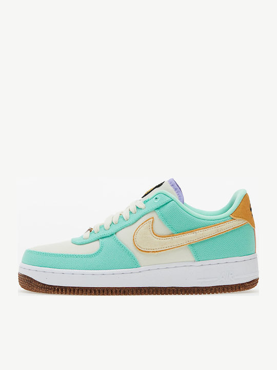 Air Force 1 '07 LX Sneakers Green Glow / Coconut Milk / Metallic Gold