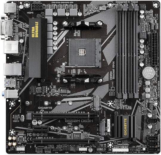 Gigabyte B550M DS3H Motherboard Micro ATX με AMD AM4 Socket