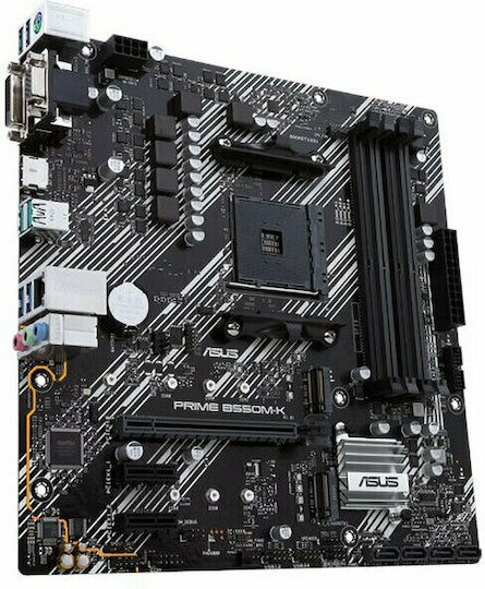Asus Prime B550M-K Motherboard Micro ATX με AMD AM4 Socket 90MB14V0-M0EAY0
