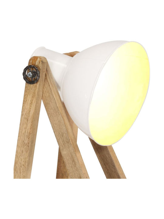 vidaXL Vintage Φωτιστικό Δαπέδου Υ150xΜ65εκ. με Ντουί για Λαμπτήρα E27 Λευκό