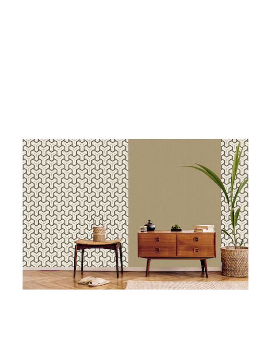 Wallpaper Onyx Vinyl Beige L1005xW53cm