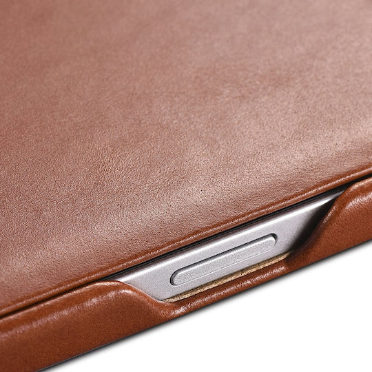 iCarer Curved Edge Vintage Book Δερμάτινο Καφέ (iPhone 13 Pro Max)