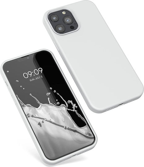 KWmobile Rubberized Back Cover Silicone White (iPhone 13 Pro Max)