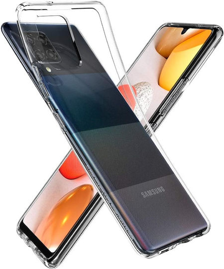 Spigen Liquid Crystal Back Cover Σιλικόνης Διάφανο (Galaxy A42)