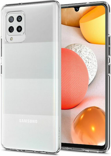 Spigen Liquid Crystal Back Cover Σιλικόνης Διάφανο (Galaxy A42)