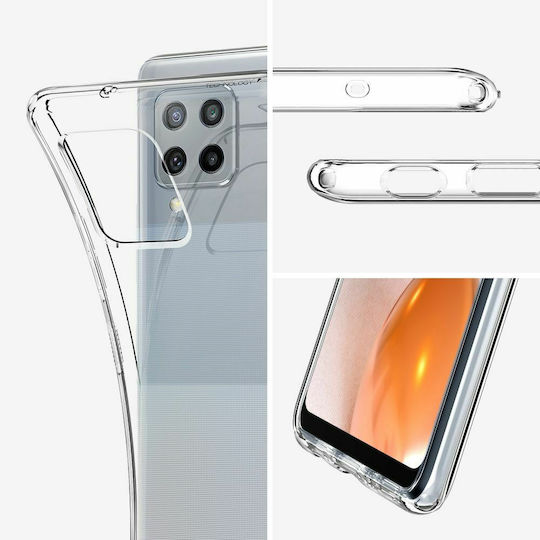 Spigen Liquid Crystal Back Cover Σιλικόνης Διάφανο (Galaxy A42)