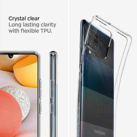Spigen Liquid Crystal Back Cover Σιλικόνης Διάφανο (Galaxy A42)