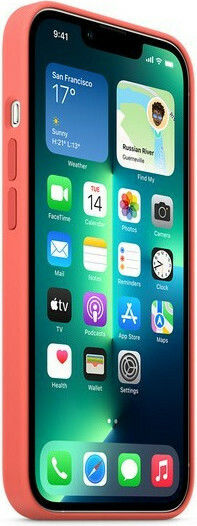 Apple Back Cover Silicone Pink Pomelo (iPhone 13 Pro)