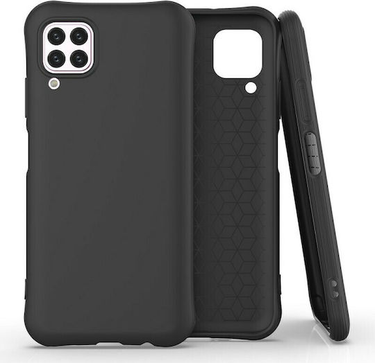 Hurtel Umschlag Rückseite Silikon Schwarz (Huawei P40 Lite)