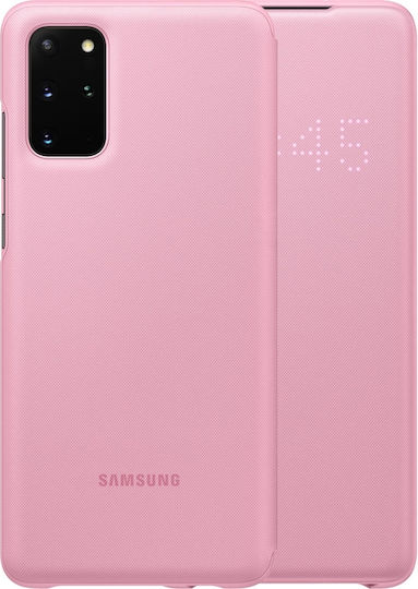 Samsung Led View Cover Book Piele artificială Roz (Galaxy S20+)