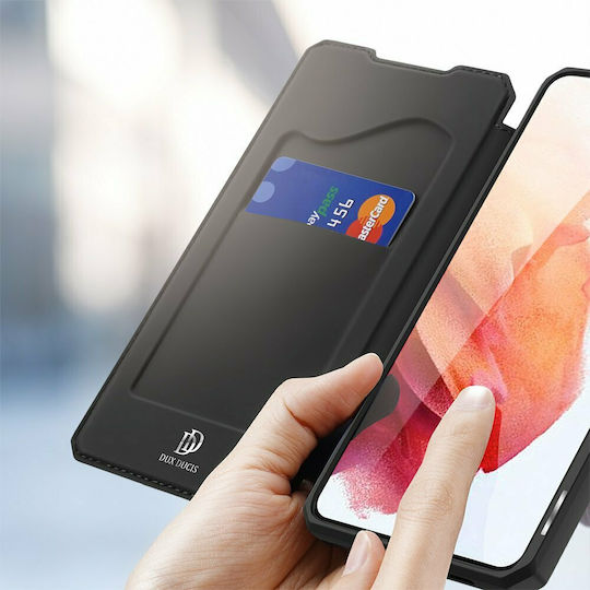 Dux Ducis Skin X Book Δερματίνης Μαύρο (Galaxy S21 5G)