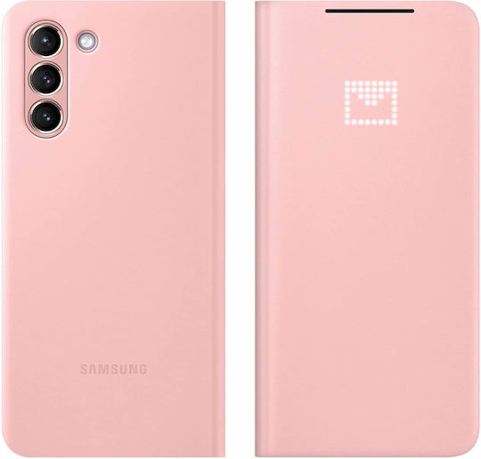 Samsung Led View Cover Книга Текстил Розов (Galaxy S21+ 5G)