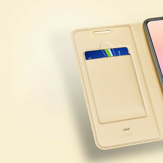 Dux Ducis Skin Pro Книга Изкуствена кожа Златист (Redmi Note 10 / 10s / Poco M5s)